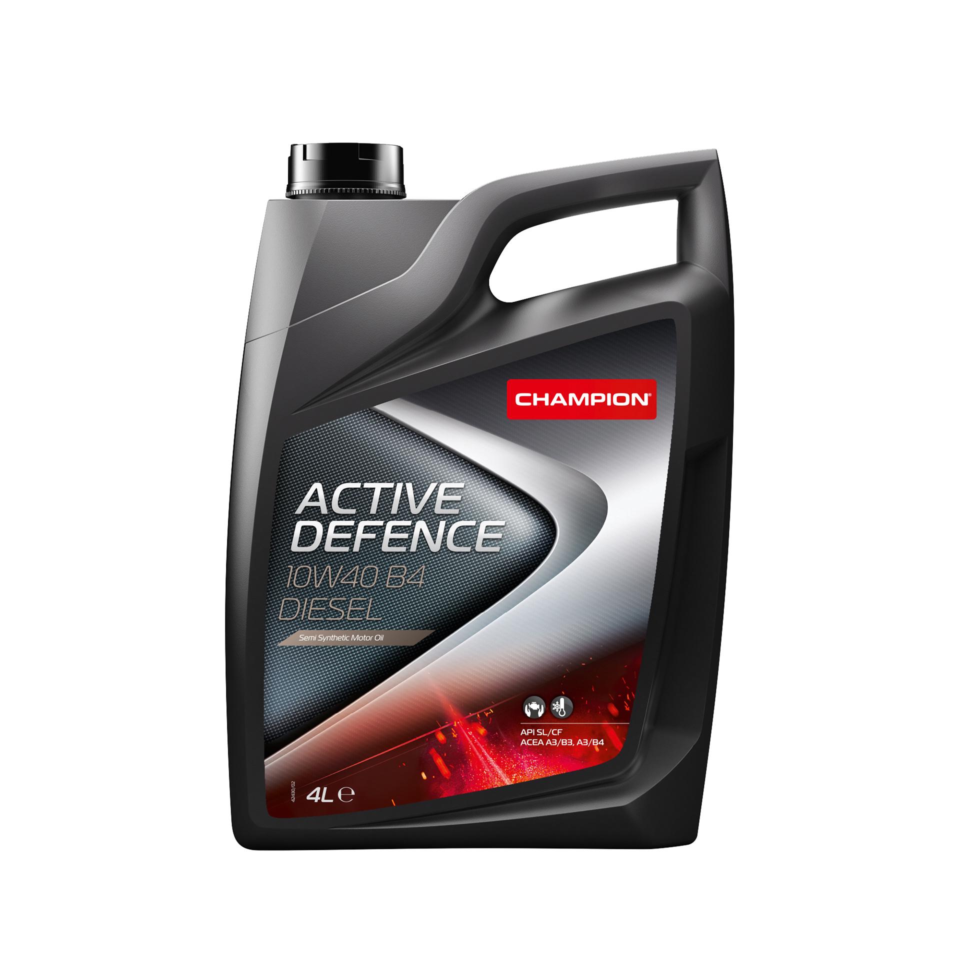 Масло моторное Champion ACTIVE DEFENCE B4 DIESEL 10W-40 4 л Масло моторное Champion ACTIVE DEFENCE B4 DIESEL 10W-40 4 л
