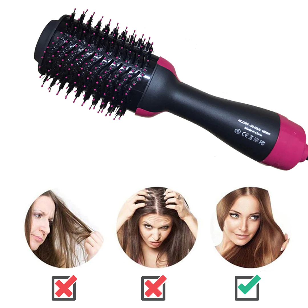 Фен-щітка стайлер для волосся 3 в 1 One Step Hair Dryer - фото 3