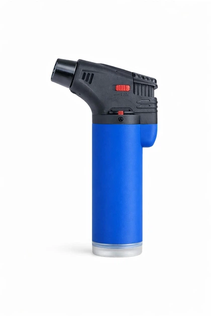 Зажигалка газовая Atomic Турбо карманная Blue (33976422)