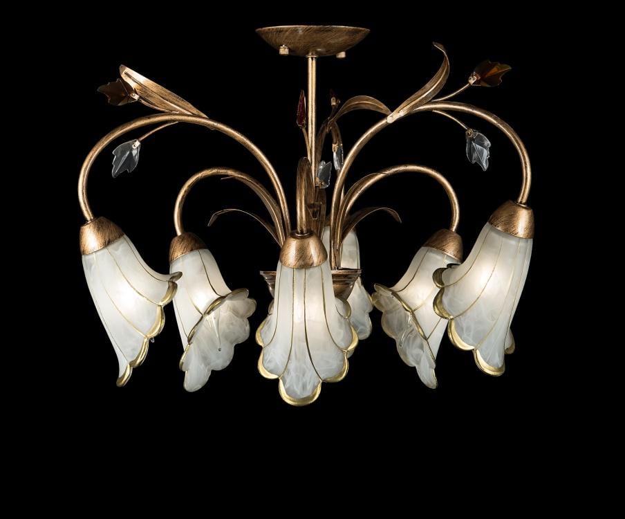 Люстра с плафонами Ray L90901C/6 (IR006011) Люстра с плафонами Ray L90901C/6 (IR006011)