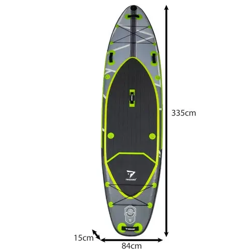 ᐉ Дошка SUP TRIZAND 25260 із сидінням веслом насосом та рюкзаком