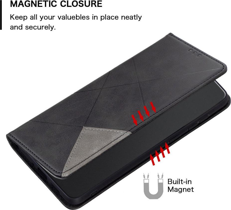 Чехол книжка SHLab Prisma Xiaomi Redmi 10C Black (36308-2B) - фото 4 Чехол книжка SHLab Prisma Xiaomi Redmi 10C Black (36308-2B) - фото 4