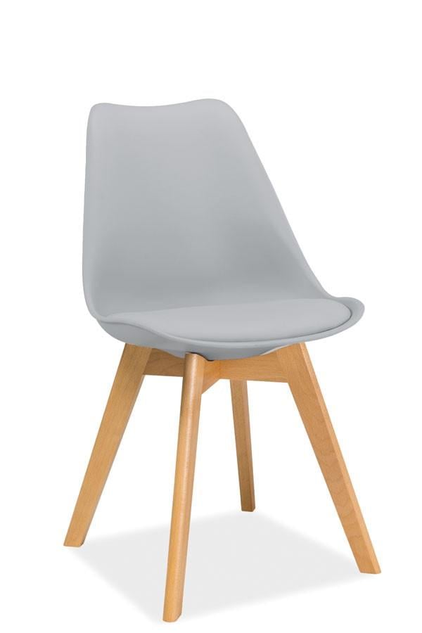Стул Signal Kris Светло-серый/Бук