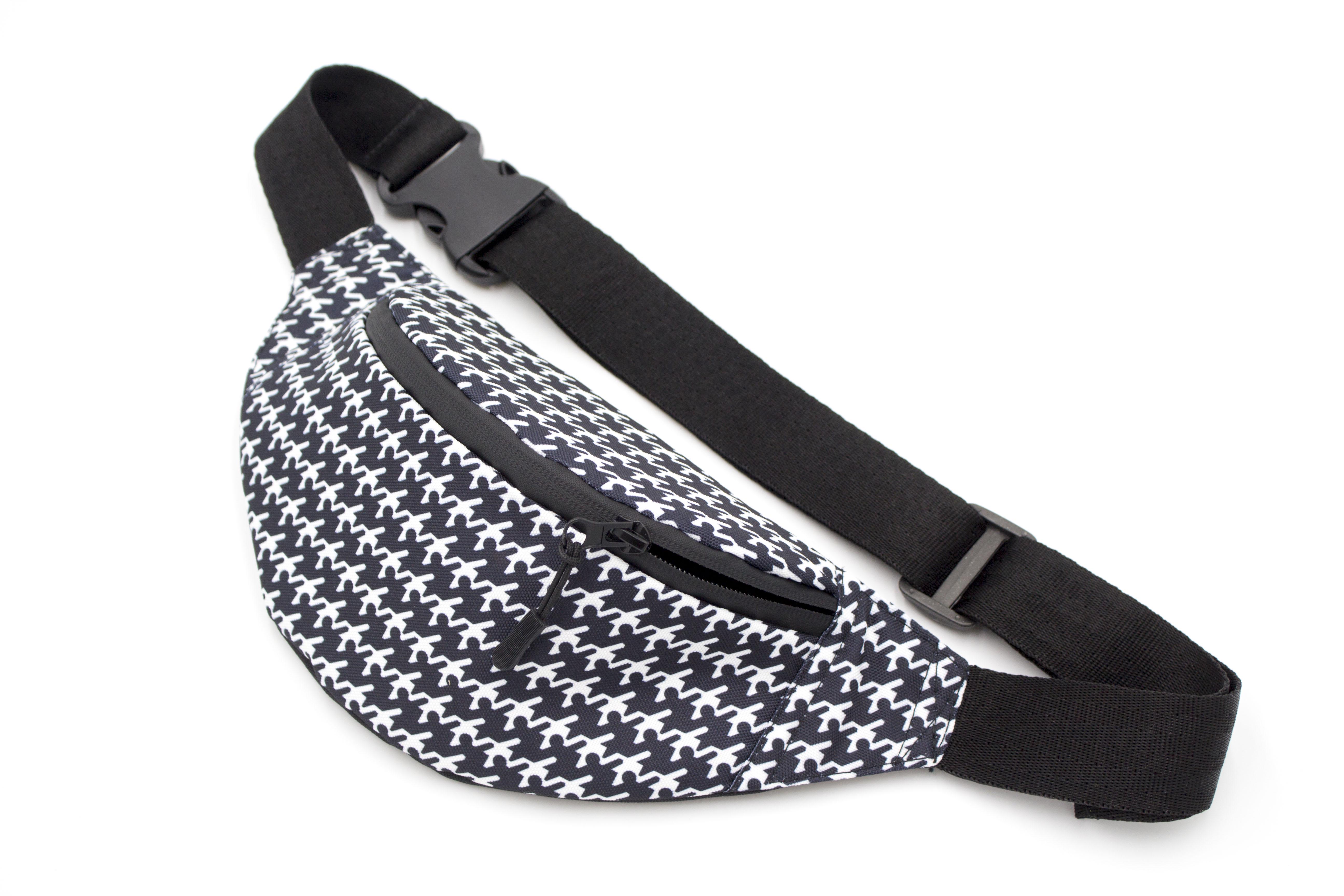 Сумка бананка Гусяча лапка (BG-018)