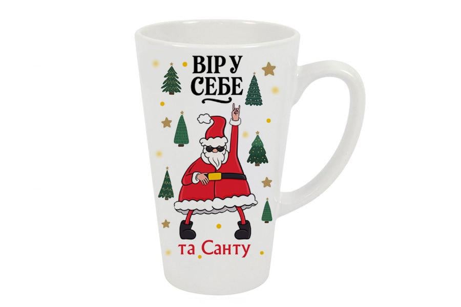 Чашка "Вір у себе" 475 мл Белый