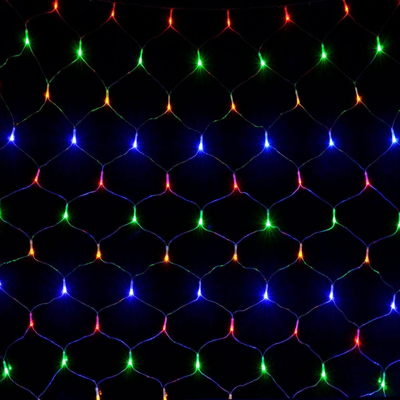 Гирлянда RD-7160 сетка 120 LED 1,5x1,5 м провод белый