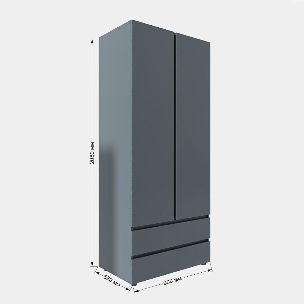 Спальна дитяча Еверест Лайт-2 комплект Графітовий (EVR-20810.03) - фото 8