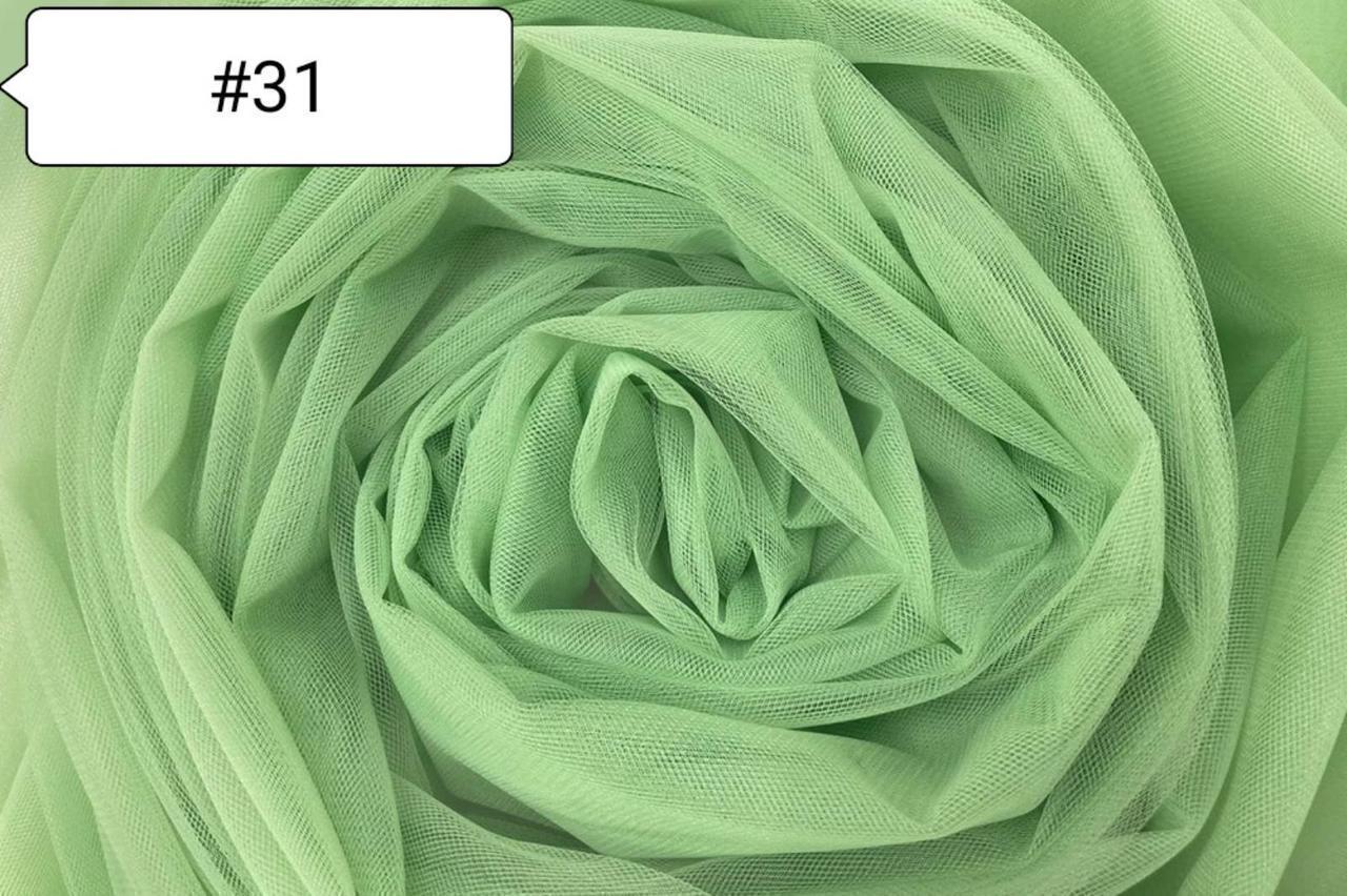 Ткань евросетка №31 Светло-салатовый (1731517342)