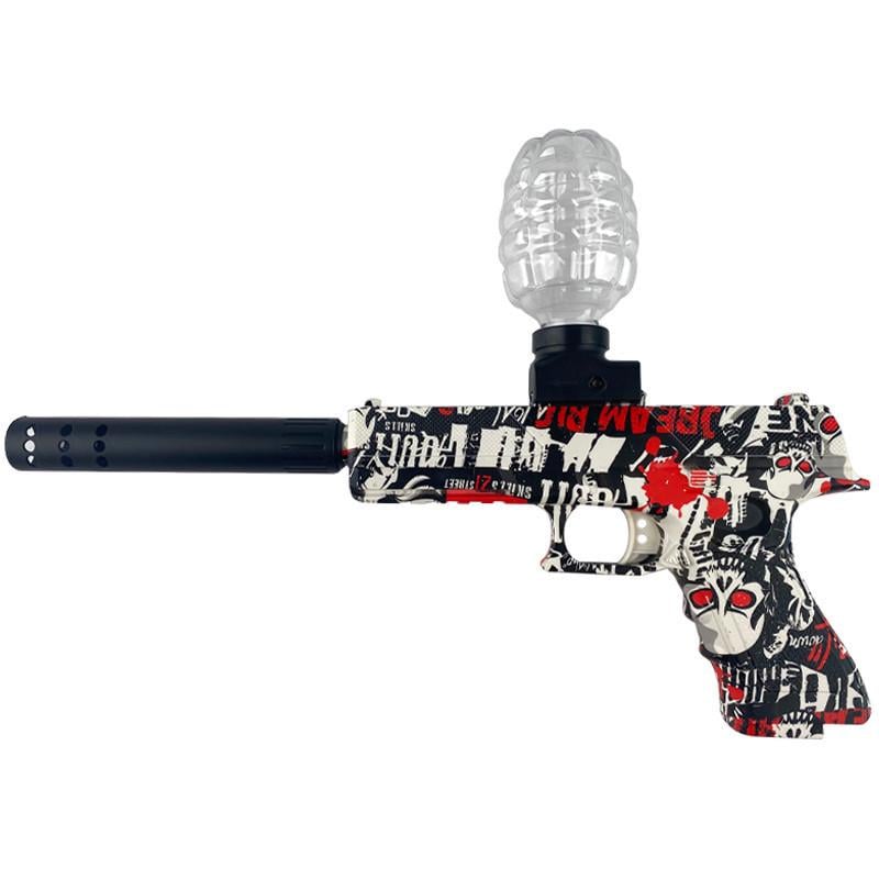 Пістолет на гідрогелевих кульках орбізах Glokk Black/Red (00000079735_2) Пістолет на гідрогелевих кульках орбізах Glokk Black/Red (00000079735_2)