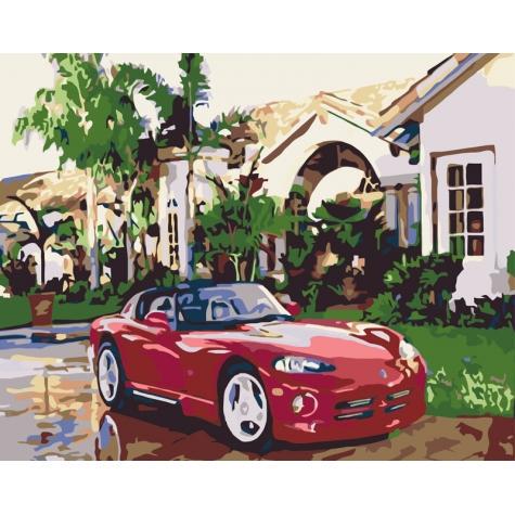 Картина по номерам Идейка Транспорт Роскошная жизнь 40х50 см в термопакете (КНО2502-mt)