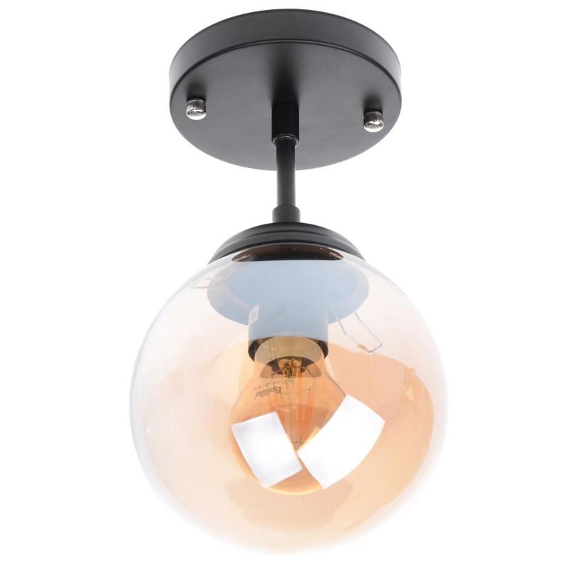 Светильник настенно-потолочный Brille BL-323S/1 E27 BK (22-532)