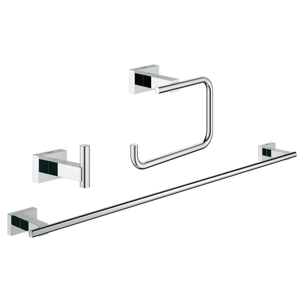 Набір аксесуарів для ванної Grohe Essentials Cube 40777001 Хром (111250)