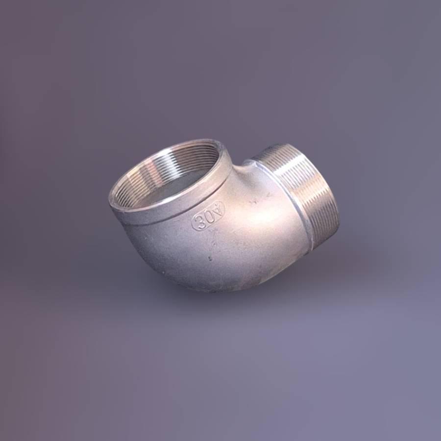 Відвід різьбовий DN80 ВН/ЗР BSPP н/ж сталь AISI304 90° Class 150 3" (29203143) - фото 6 Відвід різьбовий DN80 ВН/ЗР BSPP н/ж сталь AISI304 90° Class 150 3" (29203143) - фото 6