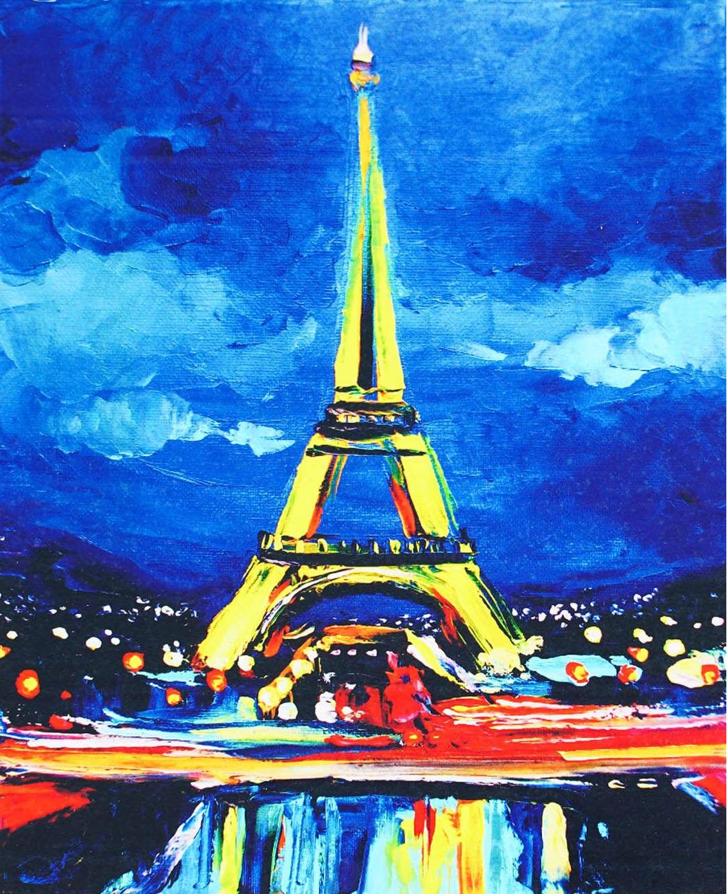 Алмазна мозаїка-картина за номерами TK Group B 72436/30 Париж в коробці 40x50 см (24710280)