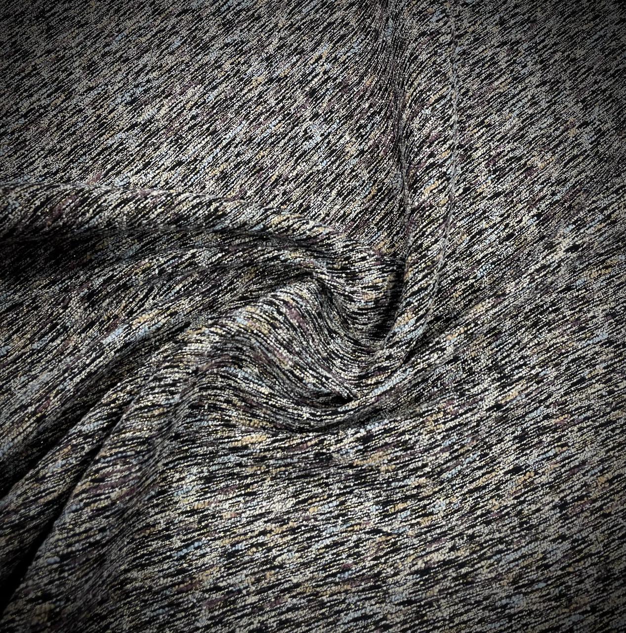 Ткань костюмная твид шанель с люрексом Бежевый (24479370)