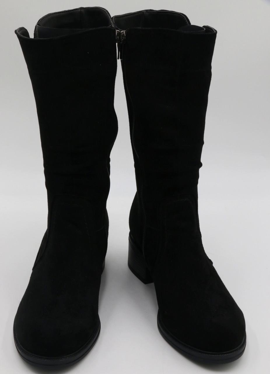 Сапоги женские замшевые зимние Starmani р. 40 Черный (3021з) - фото 4 Сапоги женские замшевые зимние Starmani р. 40 Черный (3021з) - фото 4