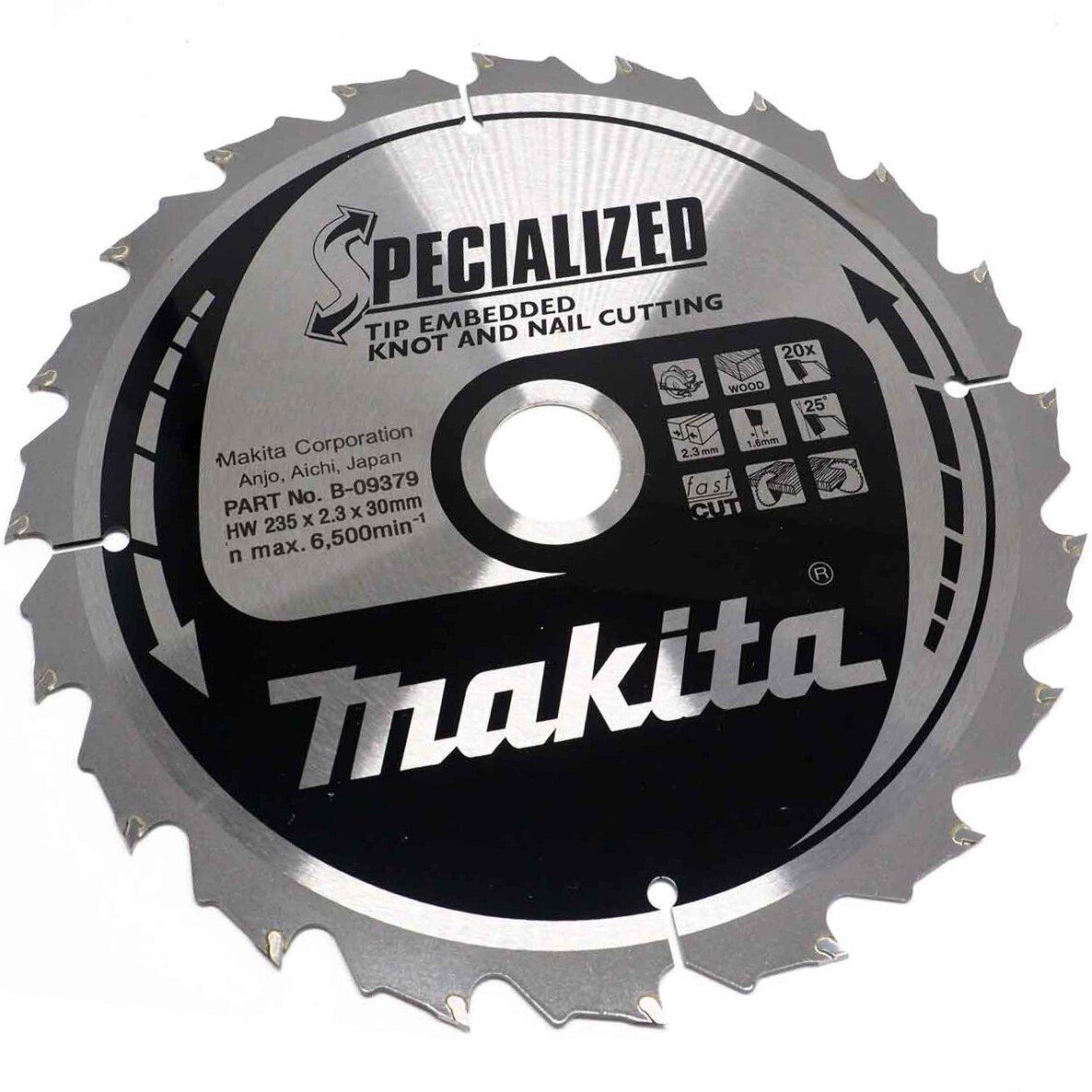 Диск пильный по дереву Makita Makblade Plus 235х30 мм 20T - фото 1