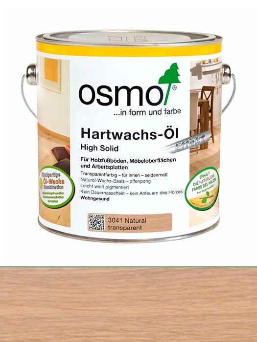 Масло Hartwachs-Öl Farbig Osmo цветное с твердым воском 0,75 л 3041 Натуральный матовый