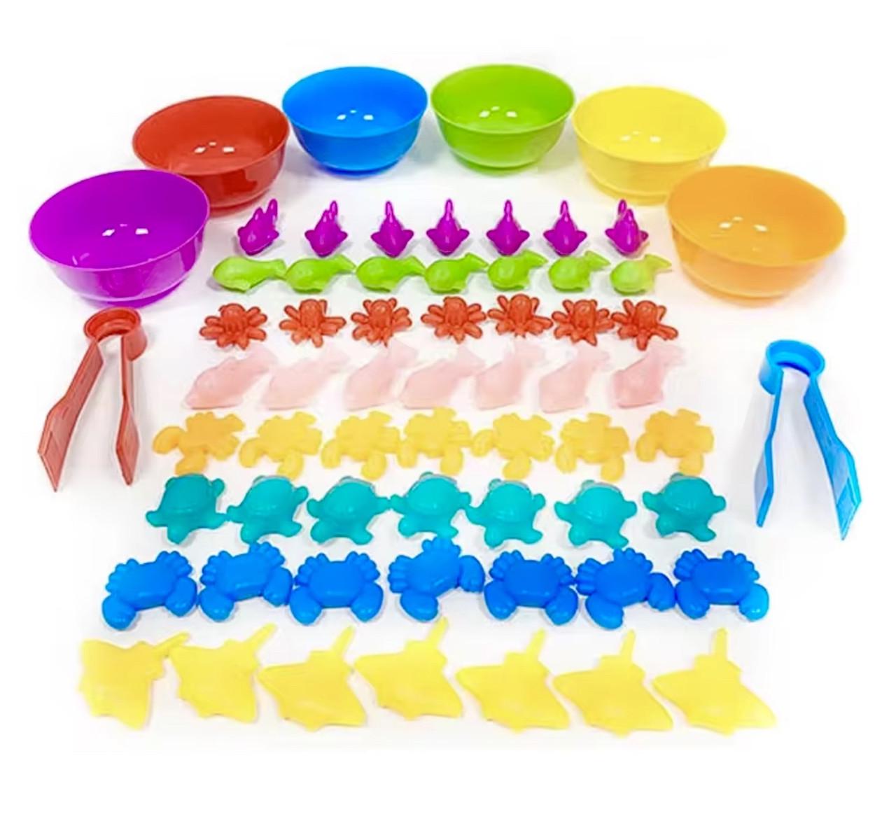 Монтессорі-набір для сортування Морський світ 56 елементів (28А)