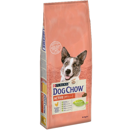 Корм сухий для дорослих собак з високим рівнем активності PURINA Dog Chow Active Chicken з куркою 2,5 кг (7613034487858)