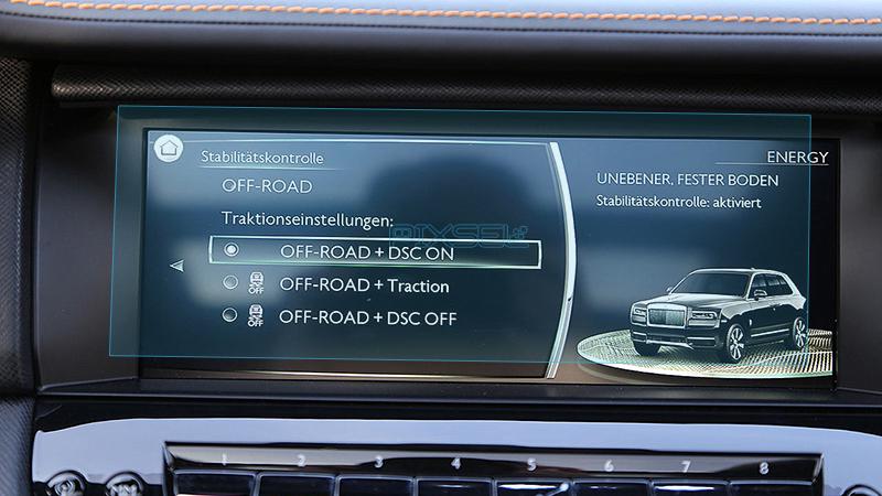 Стекло защитное Pixsel гибридный глянец на монитор ROLLS ROYCE CULLINAN 10,3“ 2018