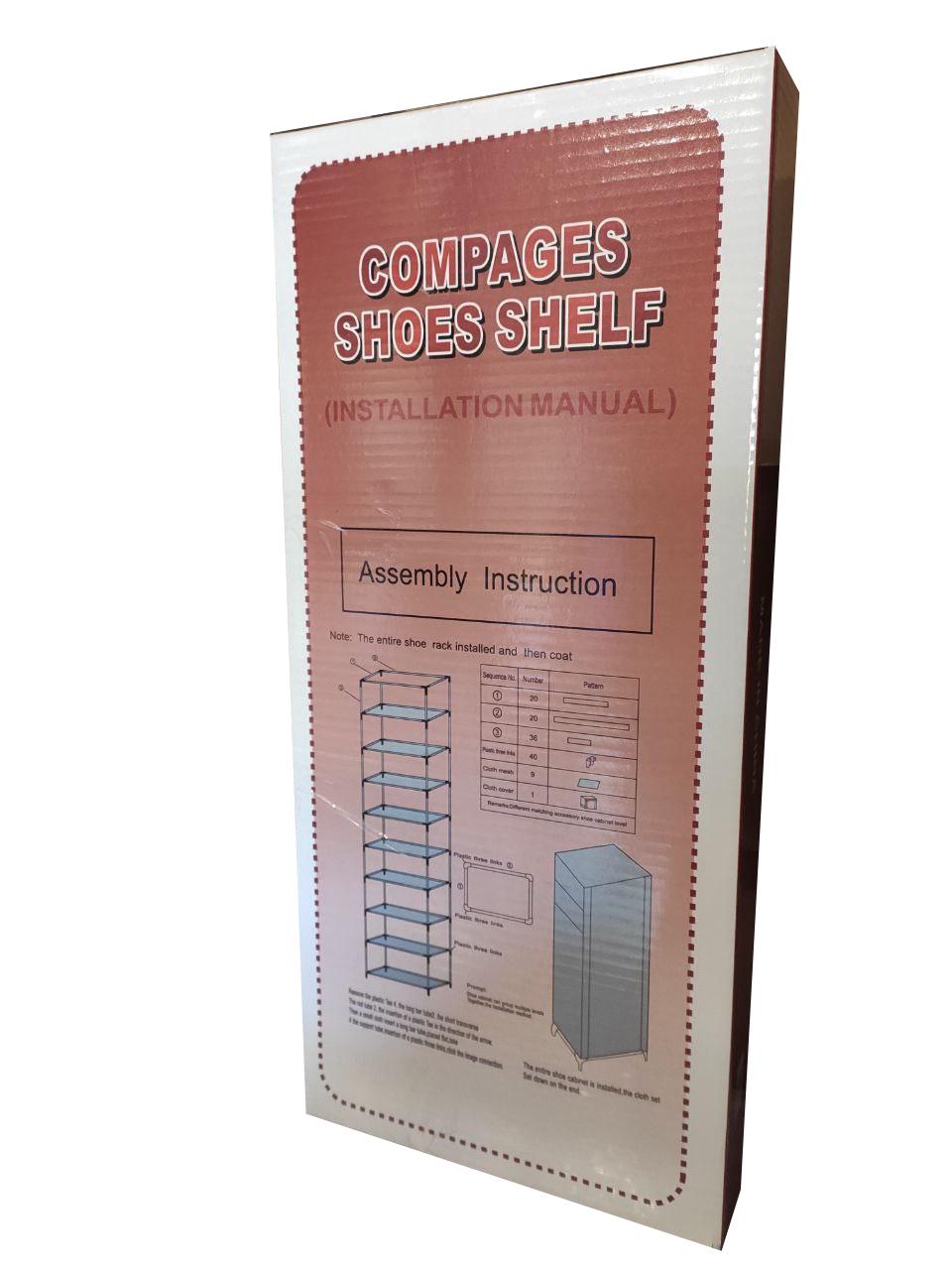 Шкаф для хранения обуви Compages Shoes Shelf T-1099 на 9 секций (14168189) - фото 3 Шкаф для хранения обуви Compages Shoes Shelf T-1099 на 9 секций (14168189) - фото 3