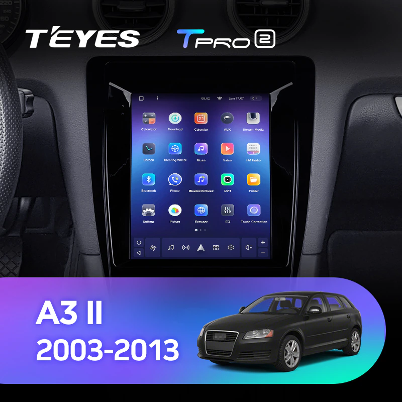 Автомагнитола штатная Teyes TPRO 2 для Audi A3 II 2 8P 2003-2013 Tesla style Android (1782957155) - фото 4 Автомагнитола штатная Teyes TPRO 2 для Audi A3 II 2 8P 2003-2013 Tesla style Android (1782957155) - фото 4