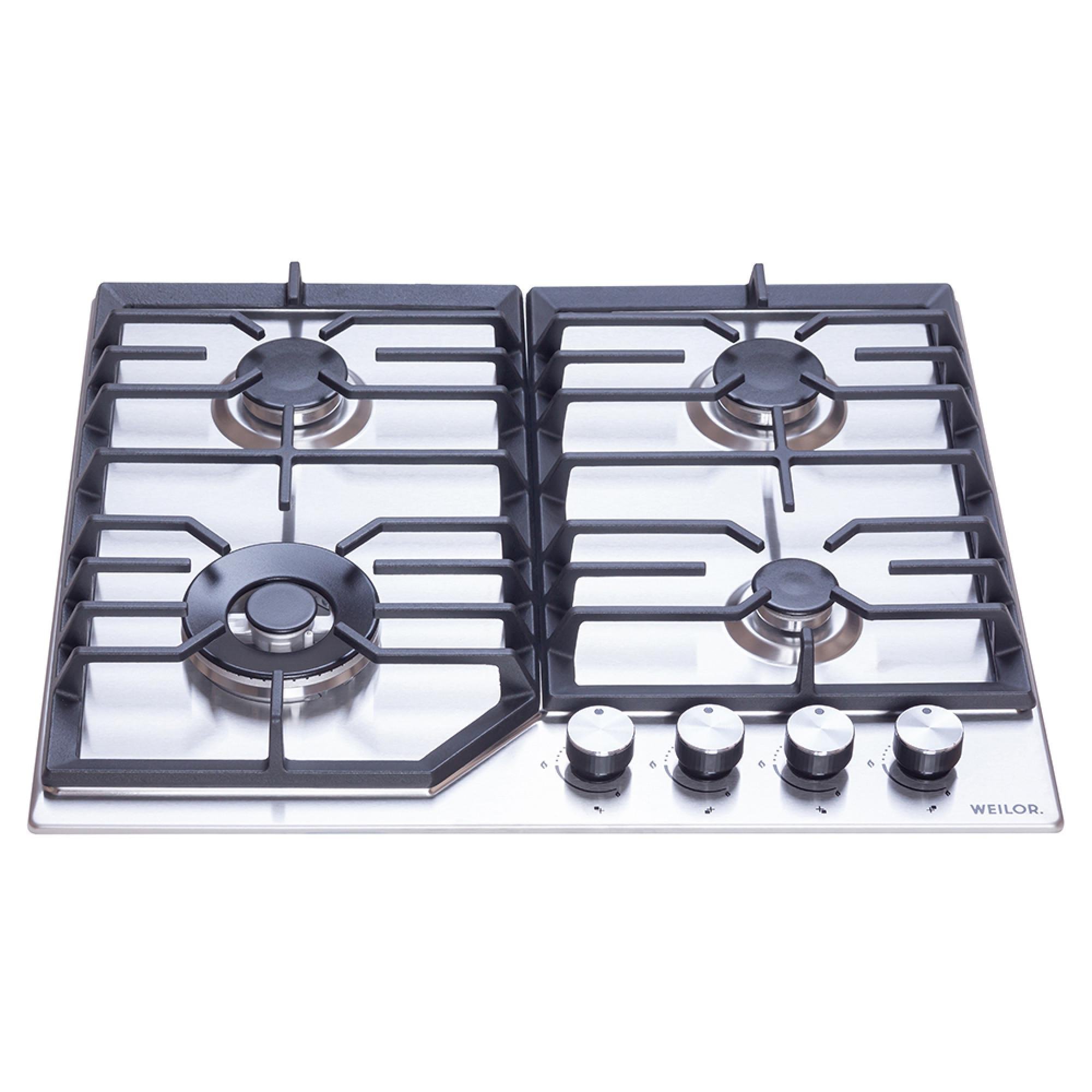 Варочная поверхность газовая WEILOR GM W 624 SS - фото 2 Варочная поверхность газовая WEILOR GM W 624 SS - фото 2