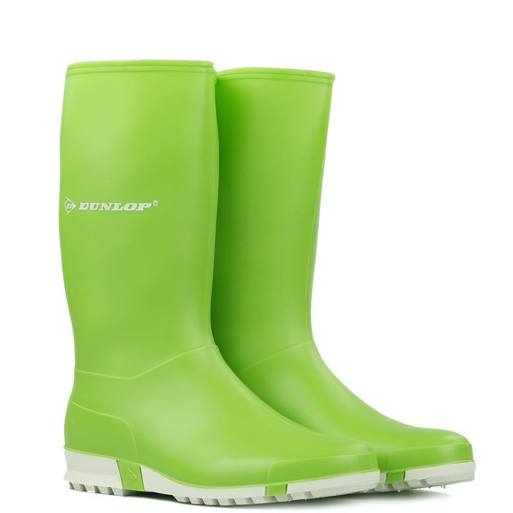 Сапоги Dunlop Sport Lime Green р. 35 Зеленый/Белый - фото 1