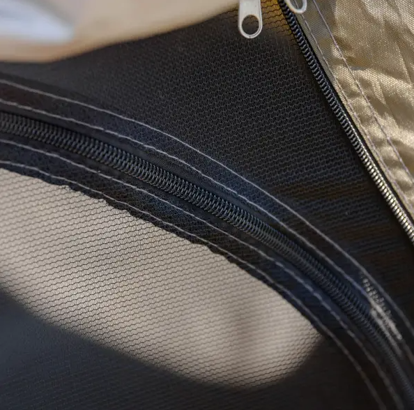 Палатка туристическая шестиугольная трехместная 240х210х130 см Зеленый (LU-020) - фото 11