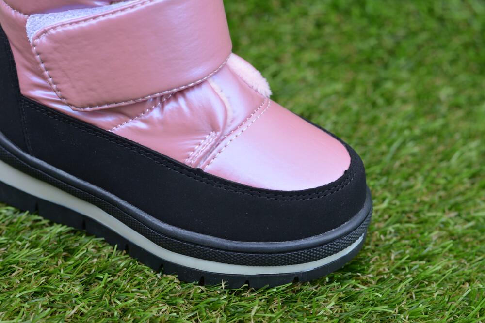 Сапоги детские зимние на липучке р. 26 Фиолетовый (11356463) - фото 5 Сапоги детские зимние на липучке р. 26 Фиолетовый (11356463) - фото 5