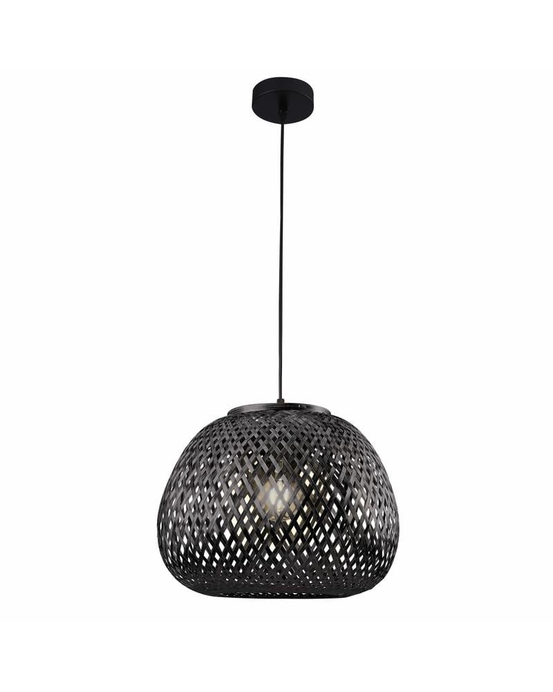 Подвесной светильник Polux 329219 Zanzibar в стиле бохо E27 1x20W IP20 Черный (G329219) - фото 3 Подвесной светильник Polux 329219 Zanzibar в стиле бохо E27 1x20W IP20 Черный (G329219) - фото 3