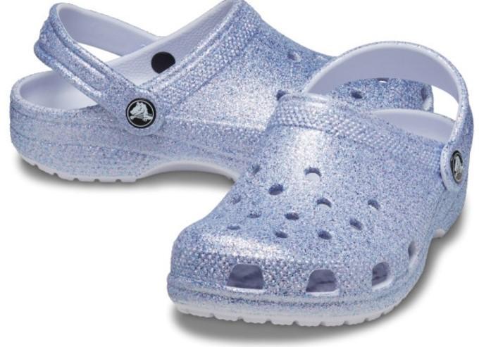 Крокси жіночі Crocs Classic Glitter Clog Frosted Glitter р. 36-37 Блакитні (24283) Крокси жіночі Crocs Classic Glitter Clog Frosted Glitter р. 36-37 Блакитні (24283)