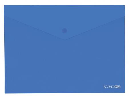 Папка-конверт Economix на кнопке B5 полипропилен Синий (E31302-02)