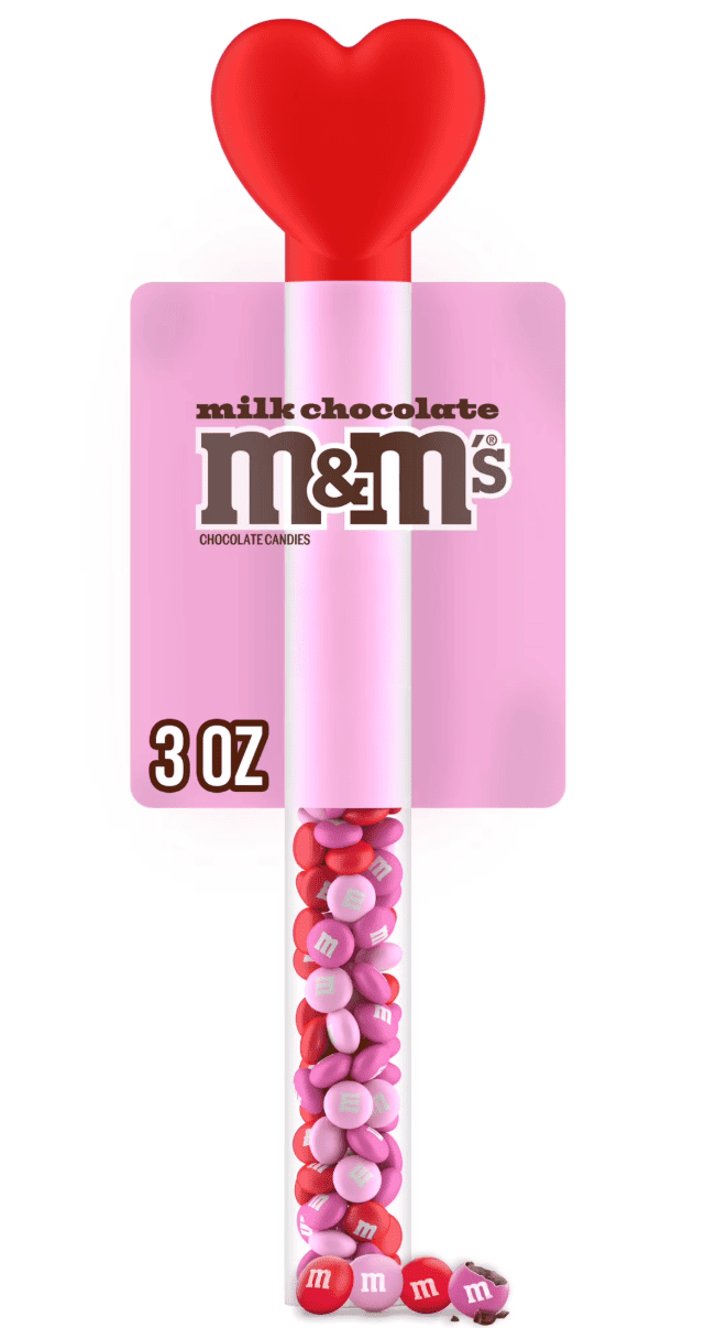 Драже M&M's Milk Chocolate Valentine's Day Candy Heart Cane 85 г (2899528208)