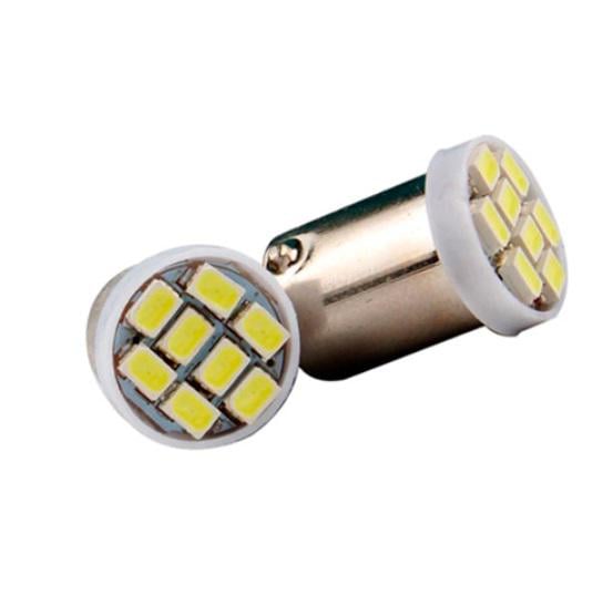 Автомобільні лампи LED комплект BA9S T4W 8 SMD 3020 Біле світло (534303) Автомобільні лампи LED комплект BA9S T4W 8 SMD 3020 Біле світло (534303)