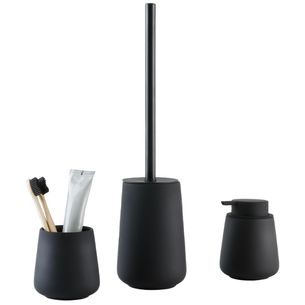 Набір аксесуарів для ванної MVM №21 Jersey MVM-MH-21 BLACK Чорний (212099)