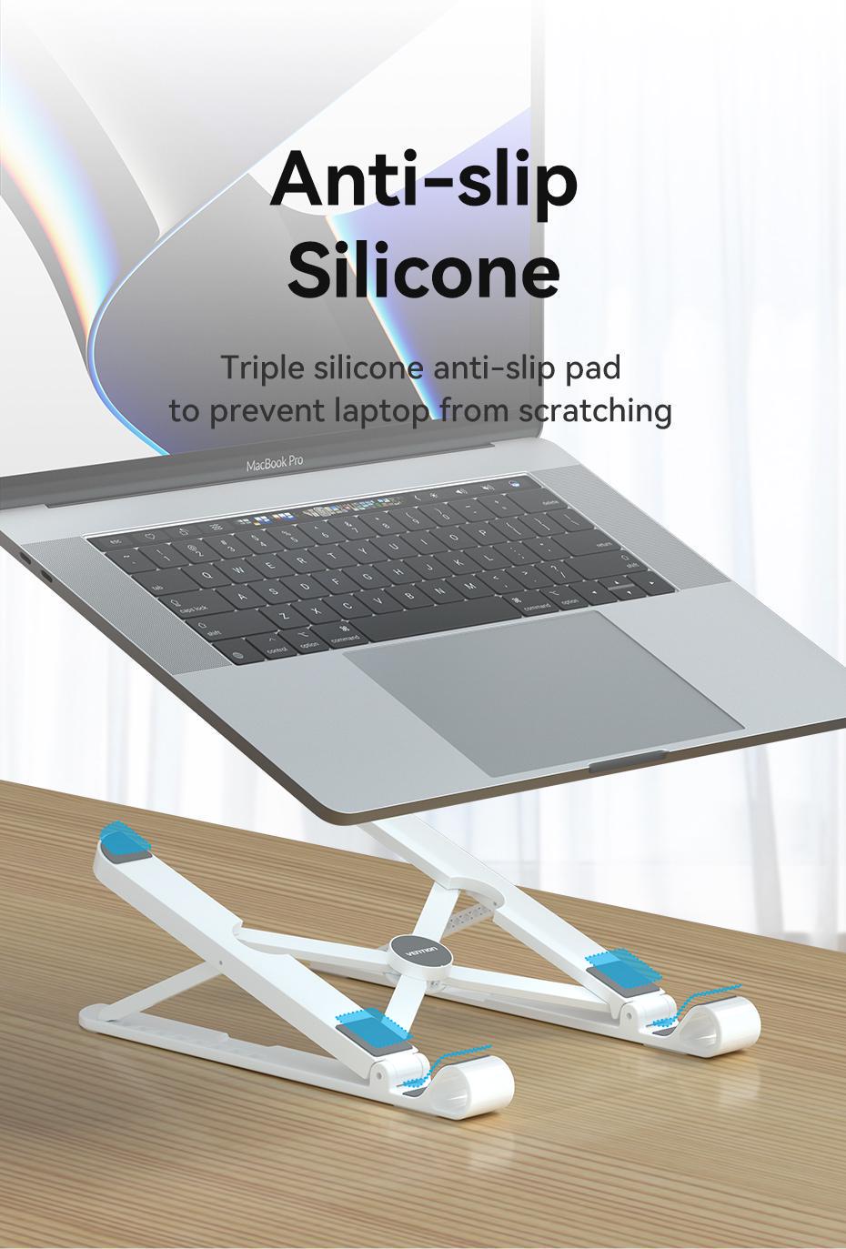 Підставка Vention для ноутбуку складана Білий (KDNW0) - фото 6