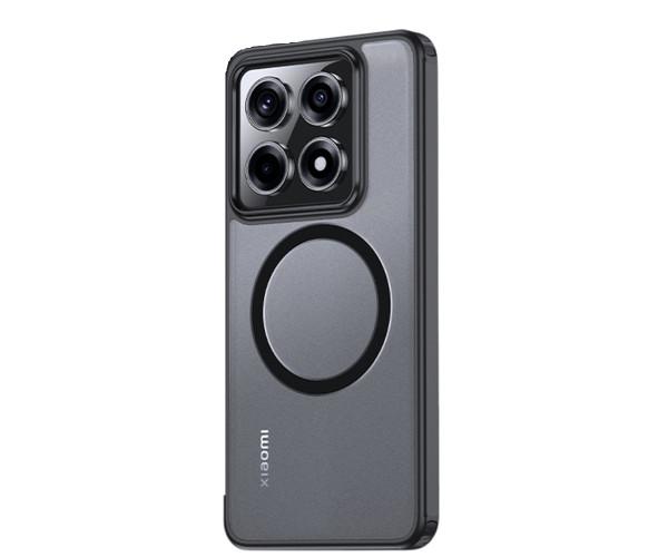 Чехол - накладка Omeve Glass Ring для Xiaomi 14T Pro Черный