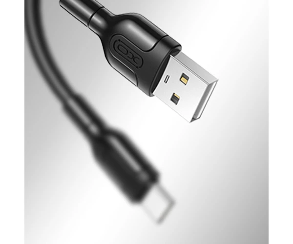 Кабель дата Xo NB212 USB-Type-C 2,1 A 1 м Black - фото 3