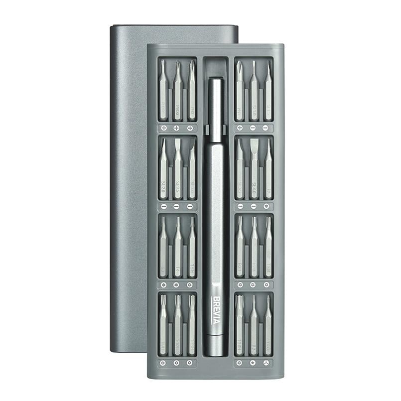 Отвертка Brevia 24в1 с комплектом насадок для точных работ (55024MMC)