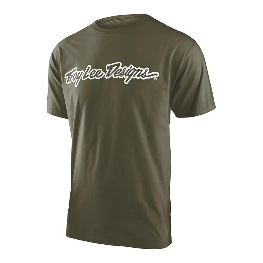 Футболка мужская Troy Lee Designs SHORT SLEEVE TEE SIGNATURE MILITARY GREEN S Серый (32402858) Футболка мужская Troy Lee Designs SHORT SLEEVE TEE SIGNATURE MILITARY GREEN S Серый (32402858)