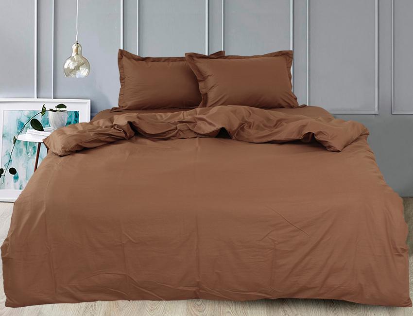 Комплект постельного белья полуторный Chocolate (29-77-TAG satin 1,5-sp-489-1)