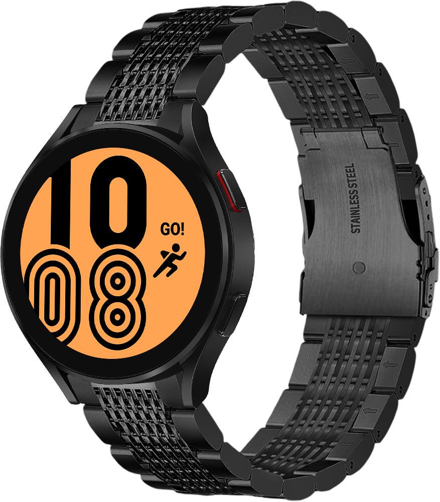 Ремінець металевий Gripix для Samsung Galaxy Watch4 44 мм Black (41765-2B)