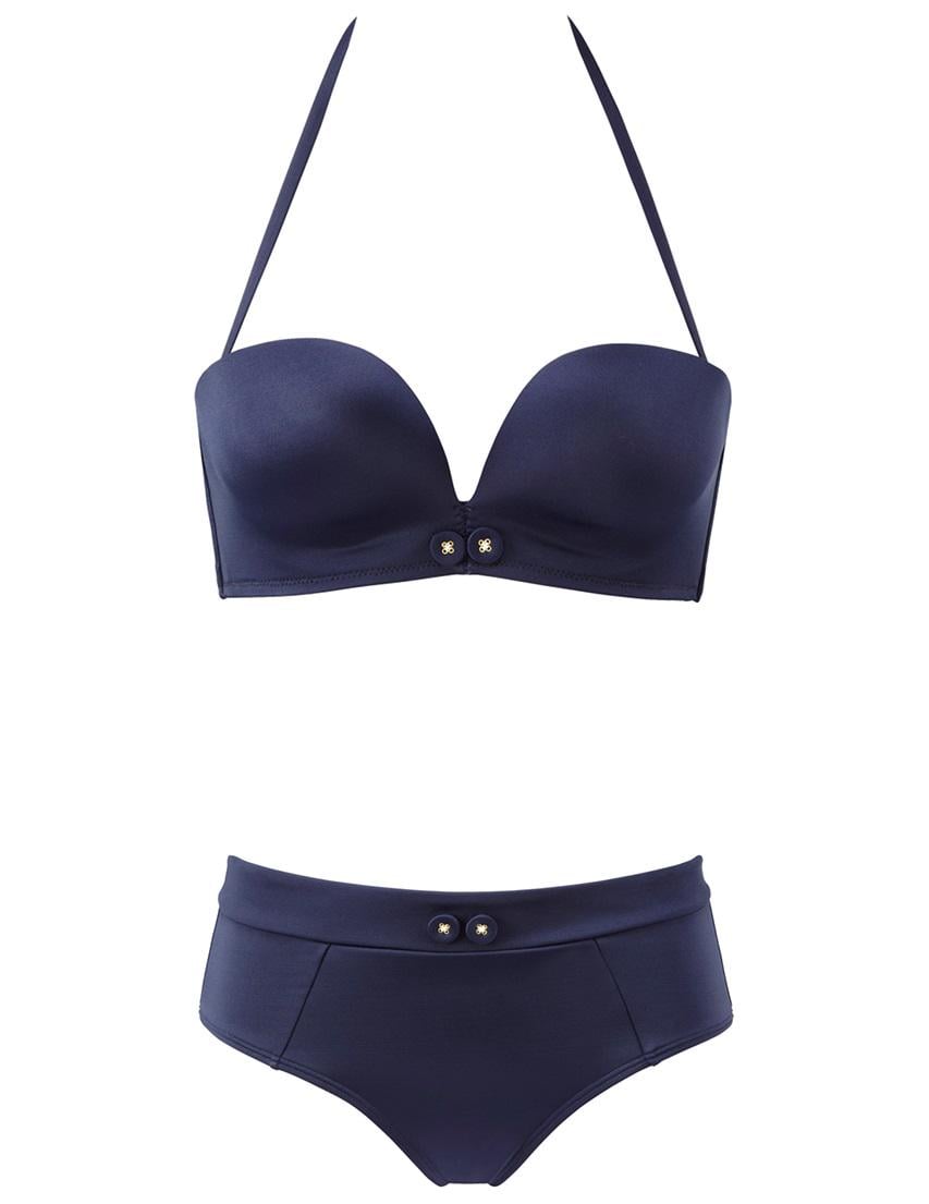 Купальник раздельный Gossard Retro Button 5418/5414 32C/XS Navy (ZIK0000010199)