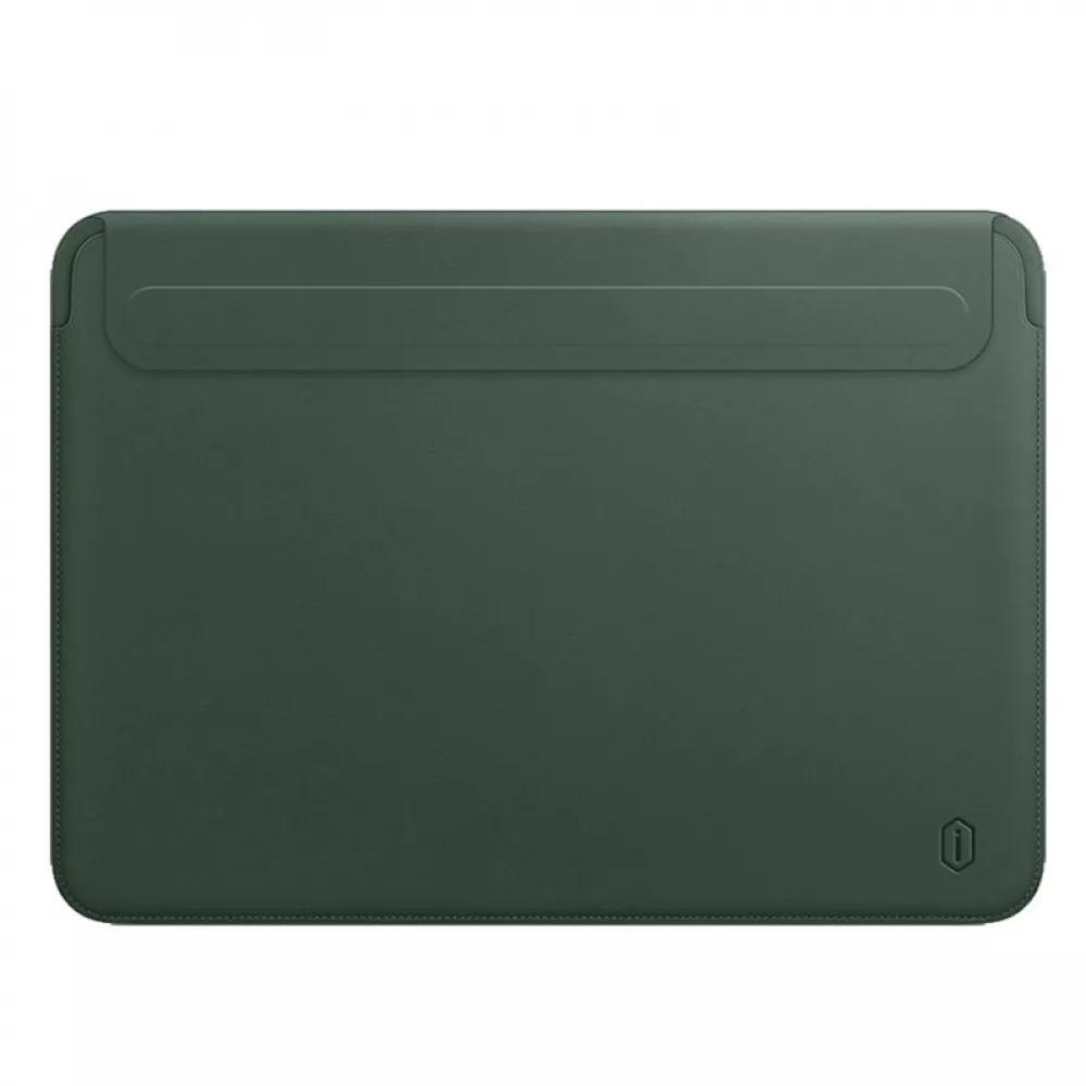 Чехол-папка WIWU Skin Pro 2 Leather Sleeve для MacBook Pro 16,2" Green (d7764c68)