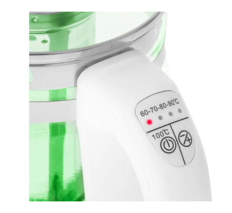 Чайник стеклянный Adler с заварочным блоком и регулятором температуры 1,5 л (AD 1299) - фото 5 Чайник стеклянный Adler с заварочным блоком и регулятором температуры 1,5 л (AD 1299) - фото 5