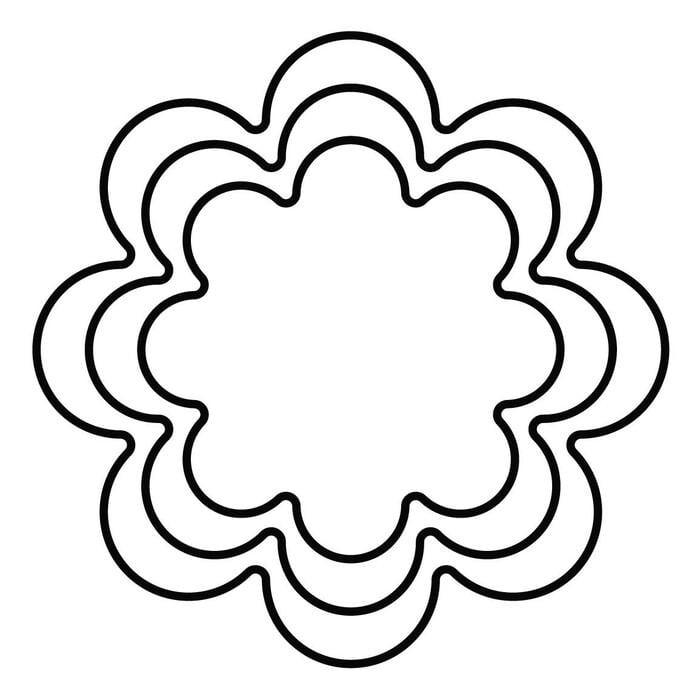 Набор формочек для печенья Kaiser Цветочек 3 шт. (33972185)