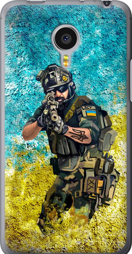Чехол на Meizu MX4 PRO Воин ЗСУ (5311u-132-42517)