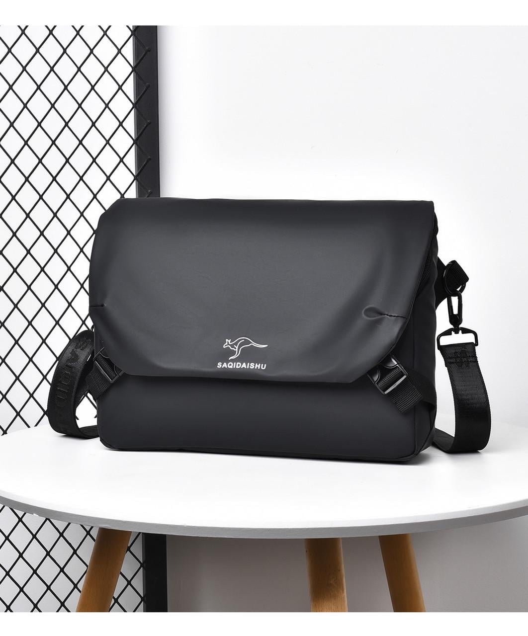 Чоловіча сумка спортивна Kangaroo Чорний (2471946519)